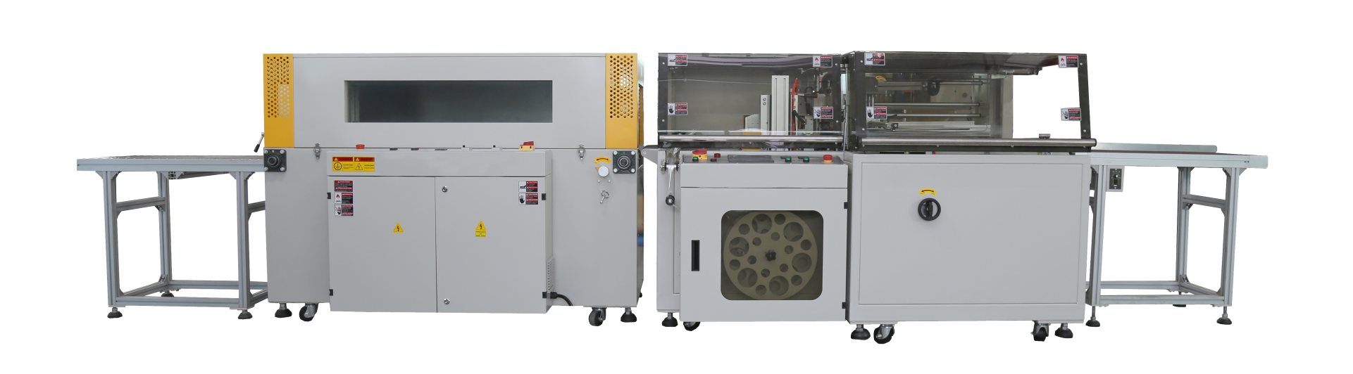 全自動(dòng)高速邊封收縮包裝機(jī)VFL-5545H+VFS-5030LW